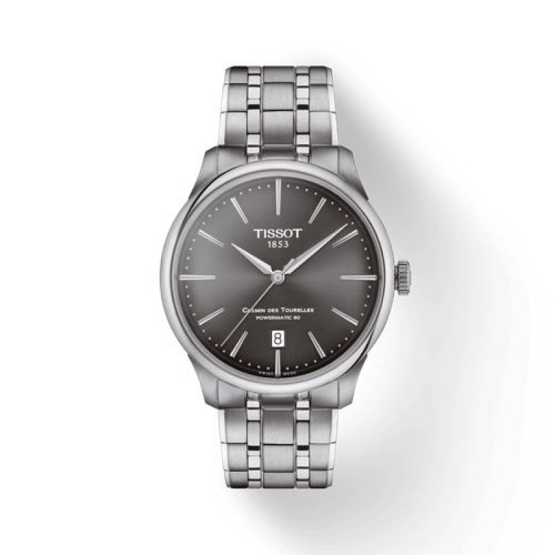 Tisot Chemin Des Tourelles Silver Grey