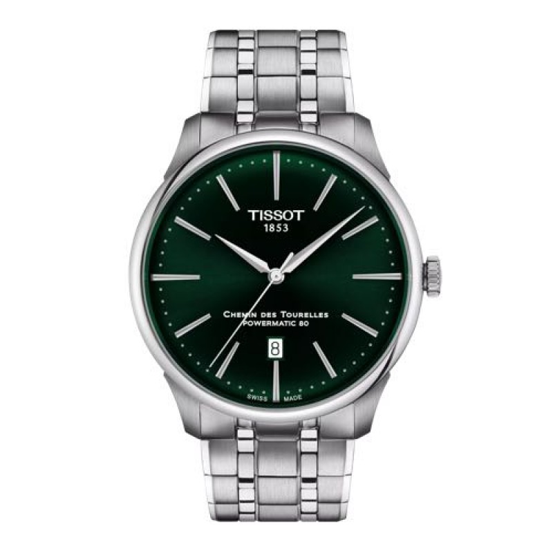 Tisot Chemin Des Tourelles Silver Green