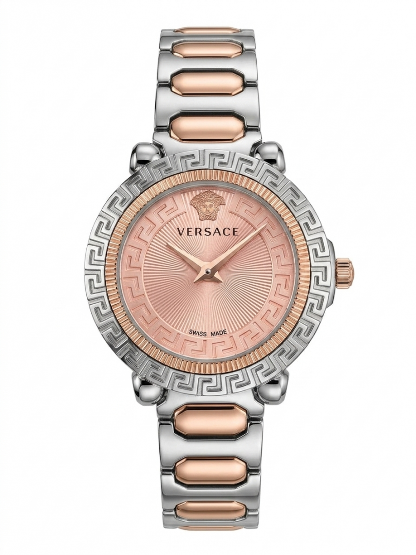 Versace Women Curve Dial Rosegold Twotone