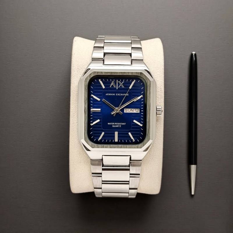 ArmaExchange Square Day-Date Blue Dial