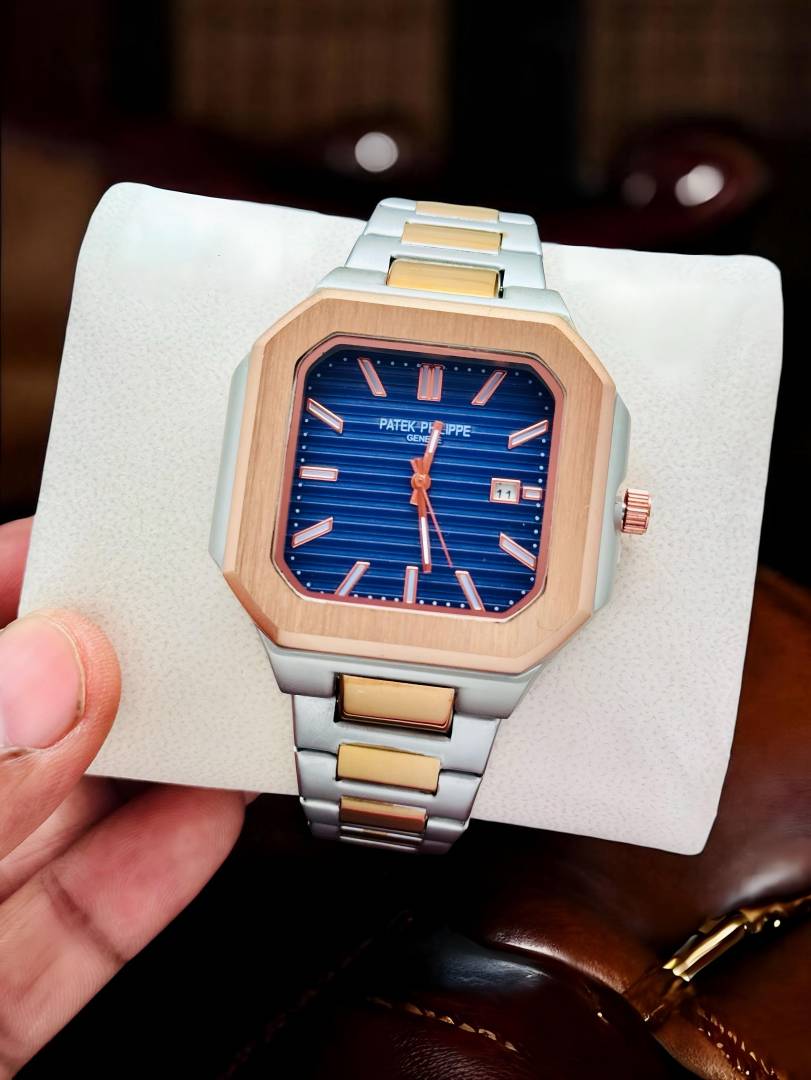 Patek Phillippe Geneve Square Twotone Blue