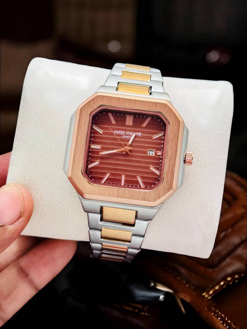 Patek Phillippe Geneve Square Twotone Brown