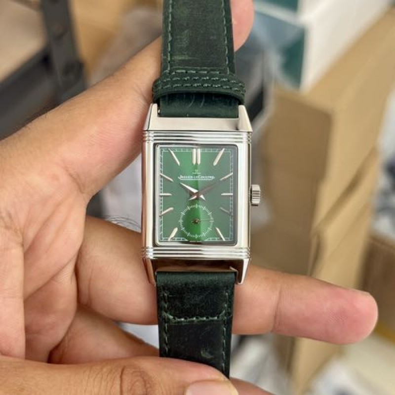 Jaegar-Le Coultre Reverso Green Silver