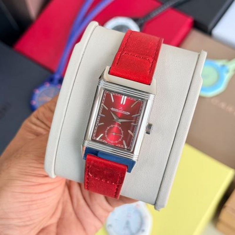 Jaegar-Le Coultre Reverso Stainless Steel Red