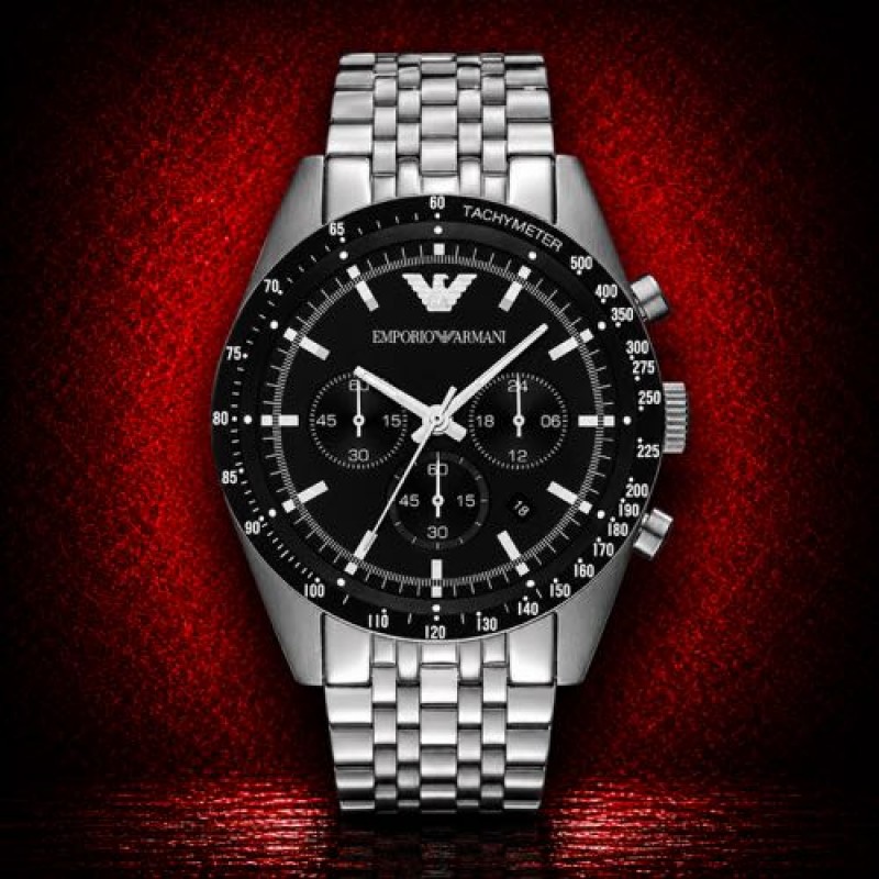 Authentic Grade Emporio arma Stainless Steel Chronograoh Watch