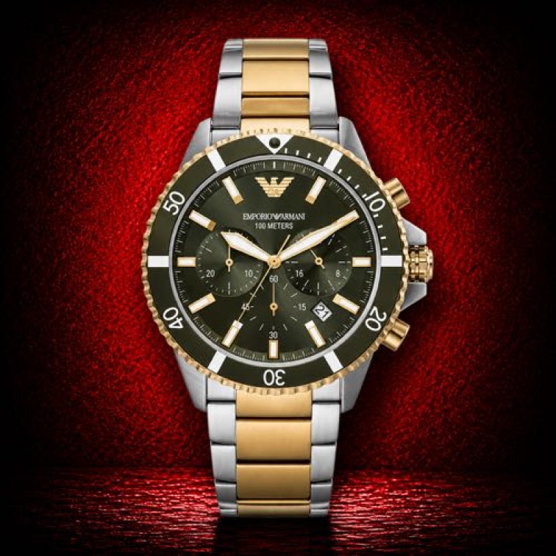 Authentic Grade Emporio arma Stainless Steel Chronograoh Watch