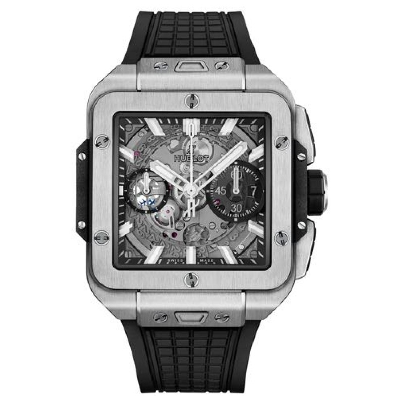 Hublot Square Bang Unico Titanium Black Silver