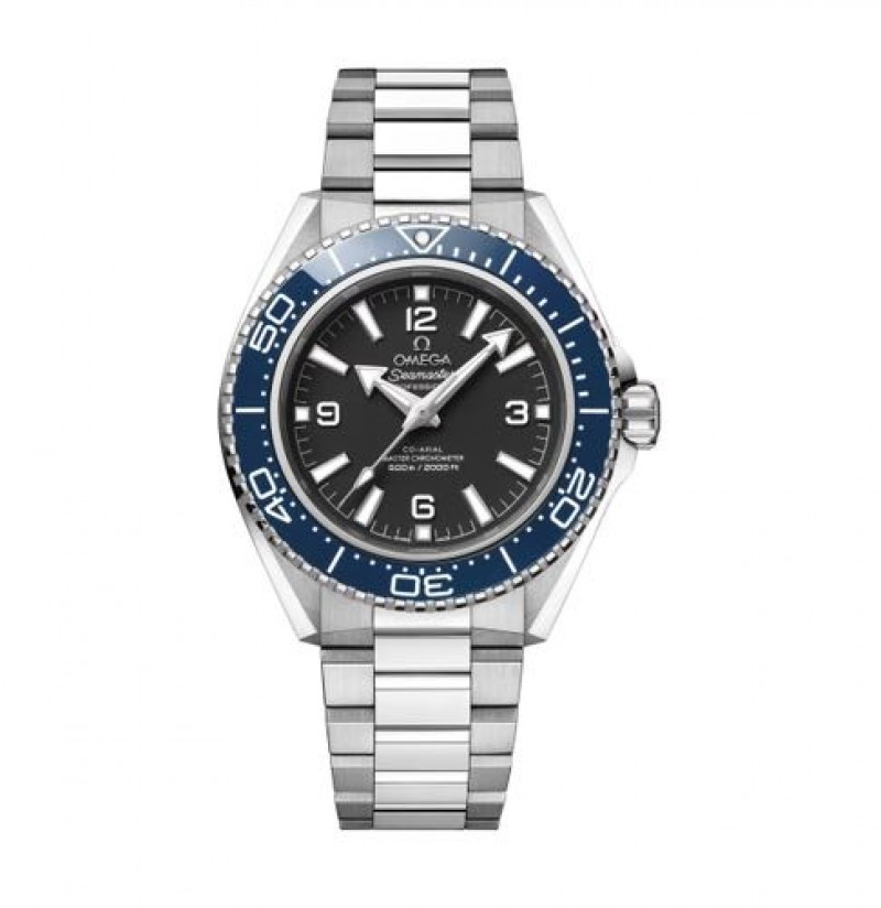 Omegha Seamaster Planet Ocean 600m Silver Blue Japan