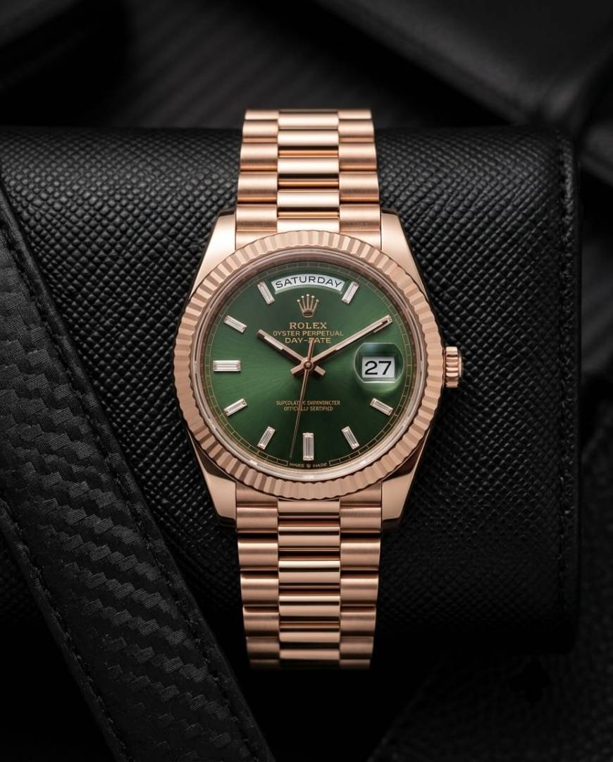 Rolee x Oyster Perpetual Day Date Copper Greenu
