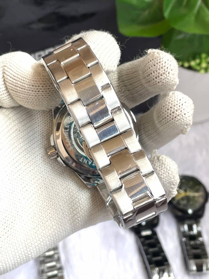 Alternative view of ARRWA%! EXCHAGE  HAMPTON AUTOMATIC SILVER WHITE AT455