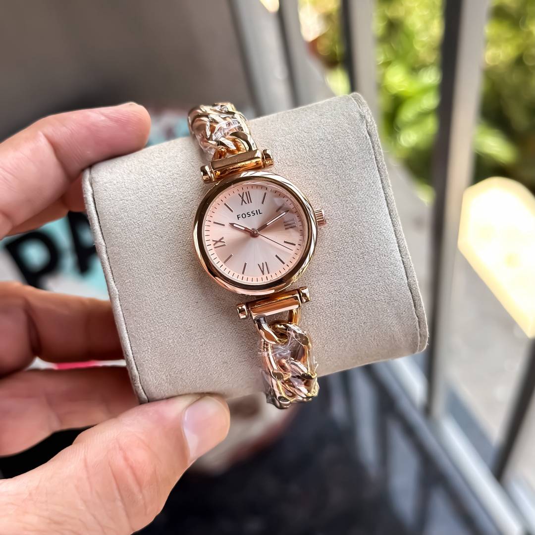FOSIL LADIES FULL ROSE GOLD LADIESWACH