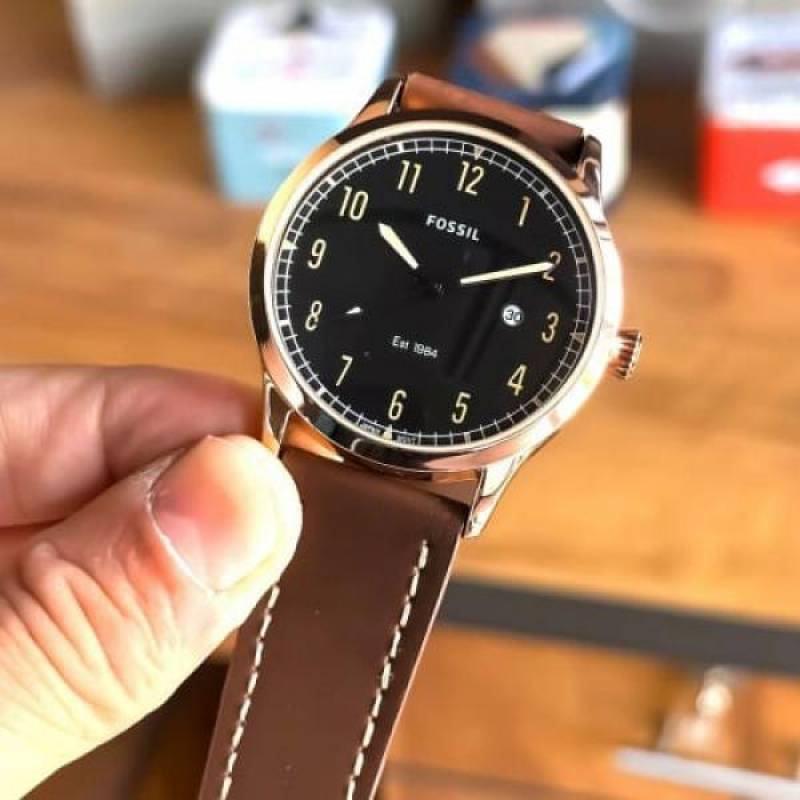 Alternative view of Fosil Rose Gold Black