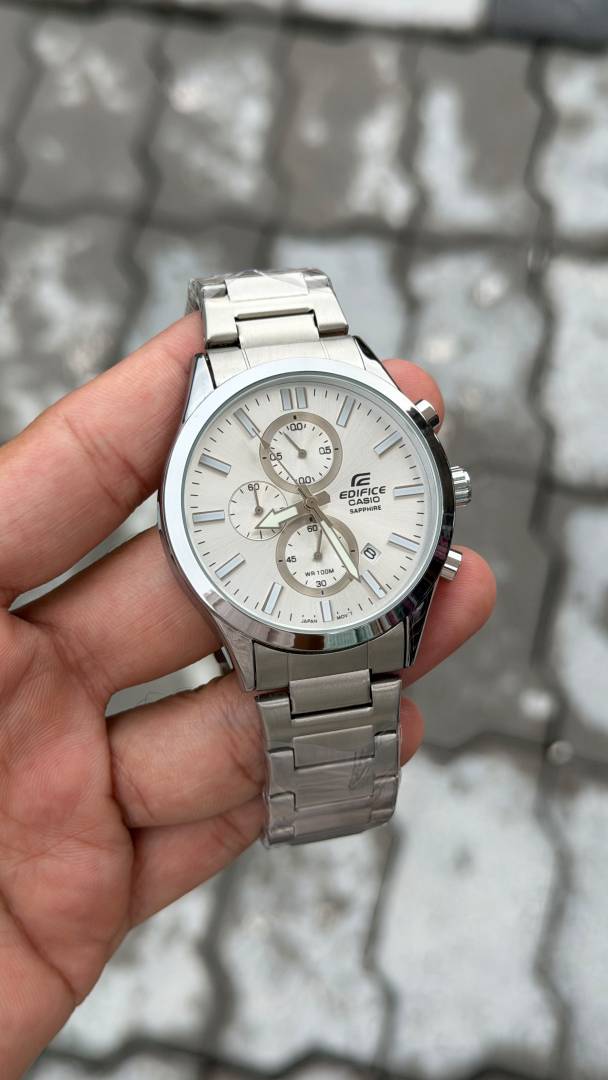 Edificc e EFb EFB-710SG series  quartz moment all working  premium stainless steel