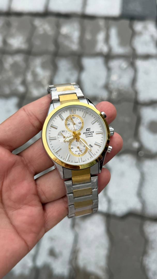 Edificc e EFb EFB-710SG series  quartz moment all working  premium stainless steel