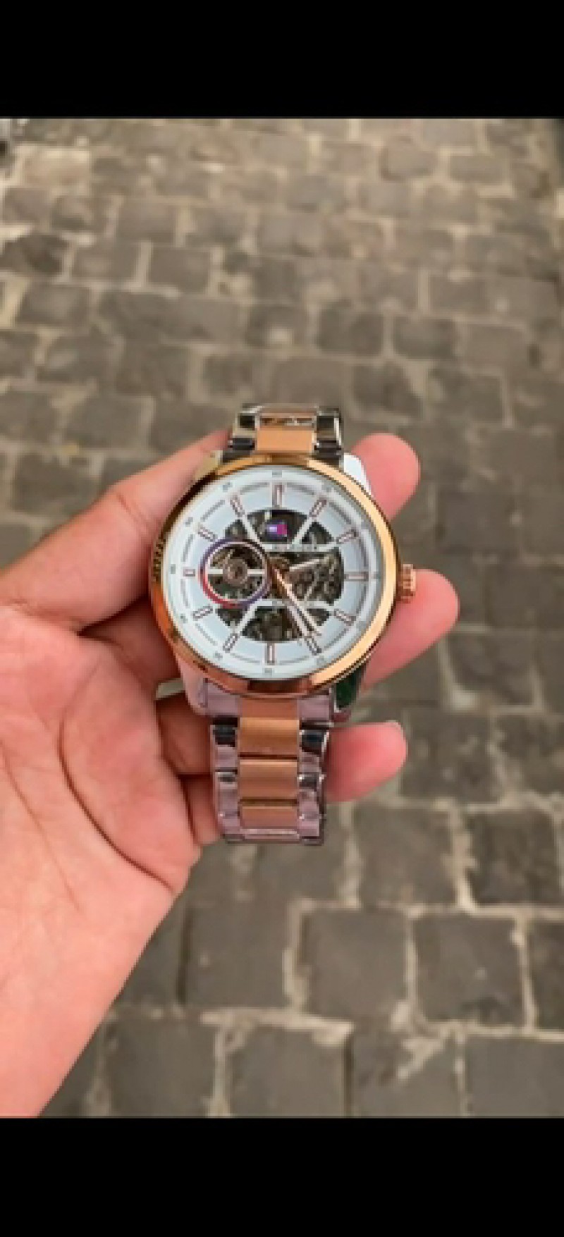 Tommy Hilfigar Automatic Copper White
