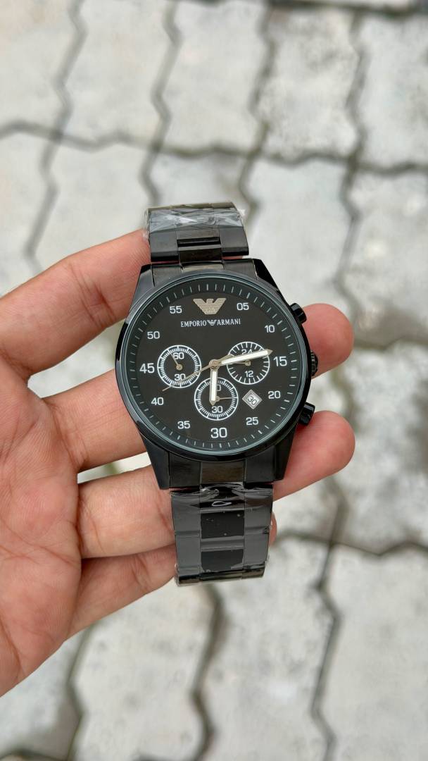 arma i Mens quartz analog quartz movement  All working  premium  stainless steel