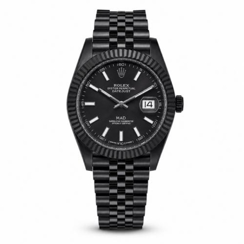 Rollex Date Just Mad series All Black