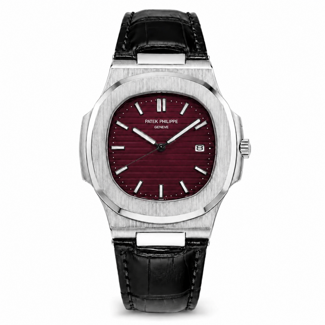Patek Phillippe PP Belt Maroon Dial