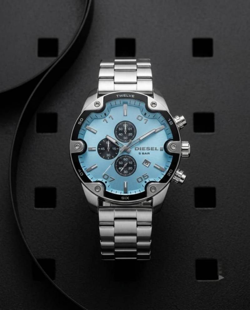 Diesee l Spiked silver Sky Blue