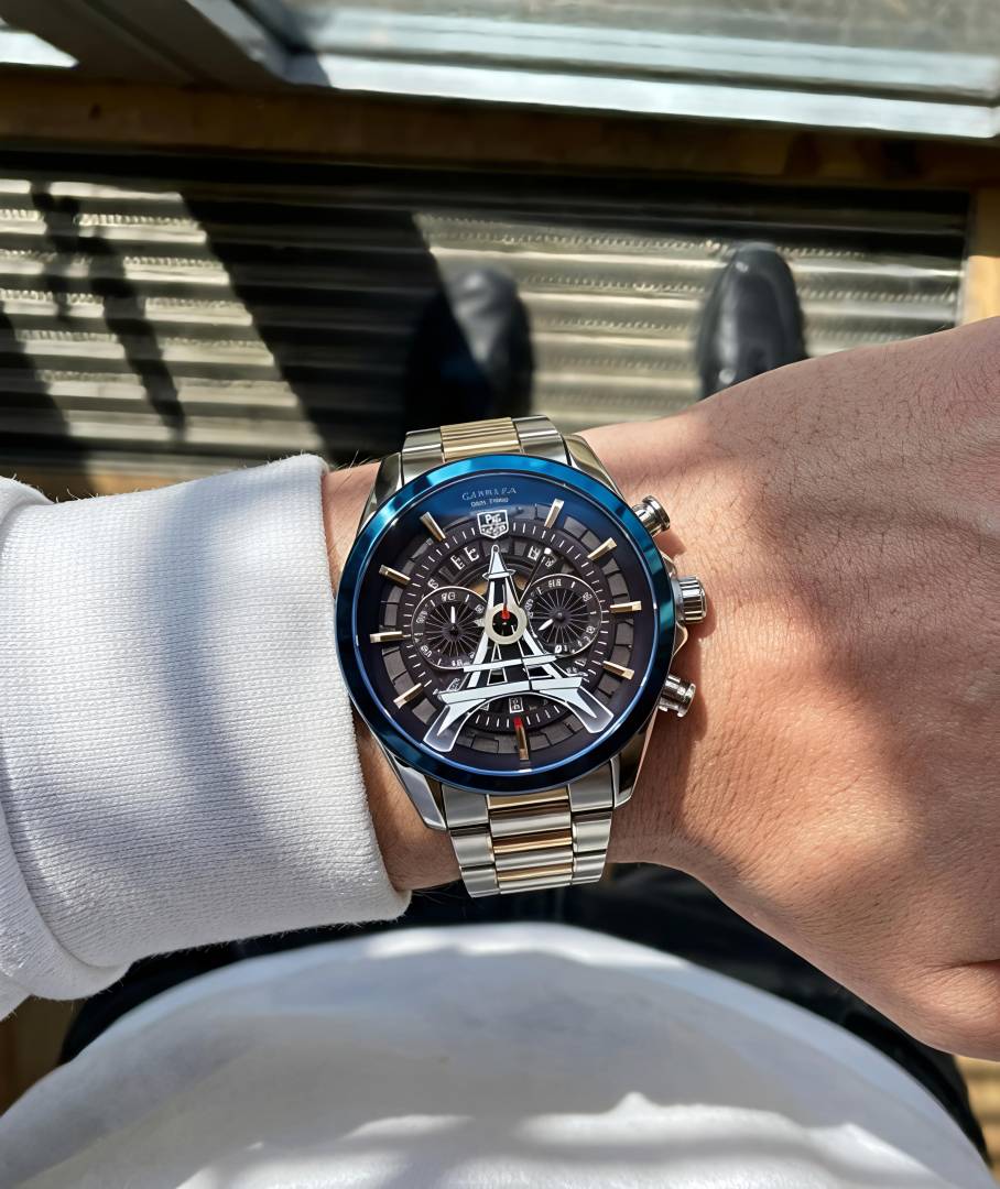 Tag Heuee r Carrera Paris EiffelTower Silver-Blue