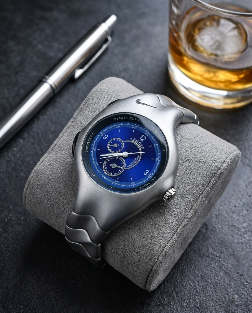 Nikk e Triax Armored Chronograph Silver Blue
