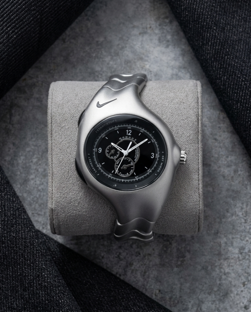 Nikk e Triax Armored Chronograph Silver-FullBlack
