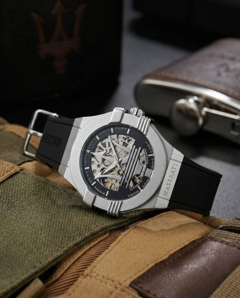 Maserat i Potenza Skeleton black silver