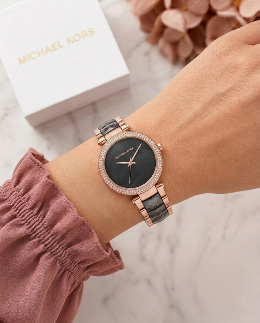 Michael l Kors  Parker Pave Black