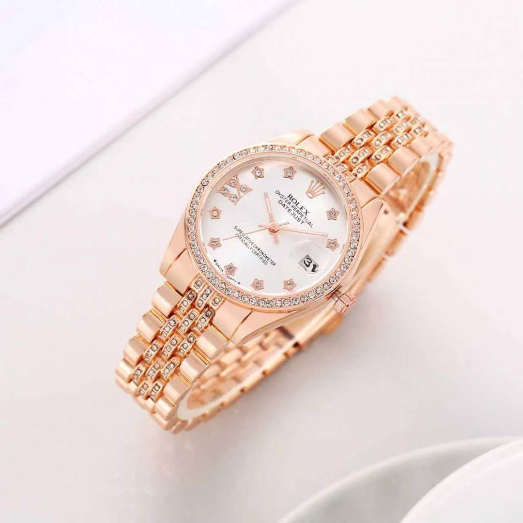 Rolee x Oyester Perpetual Date Just Copper-White