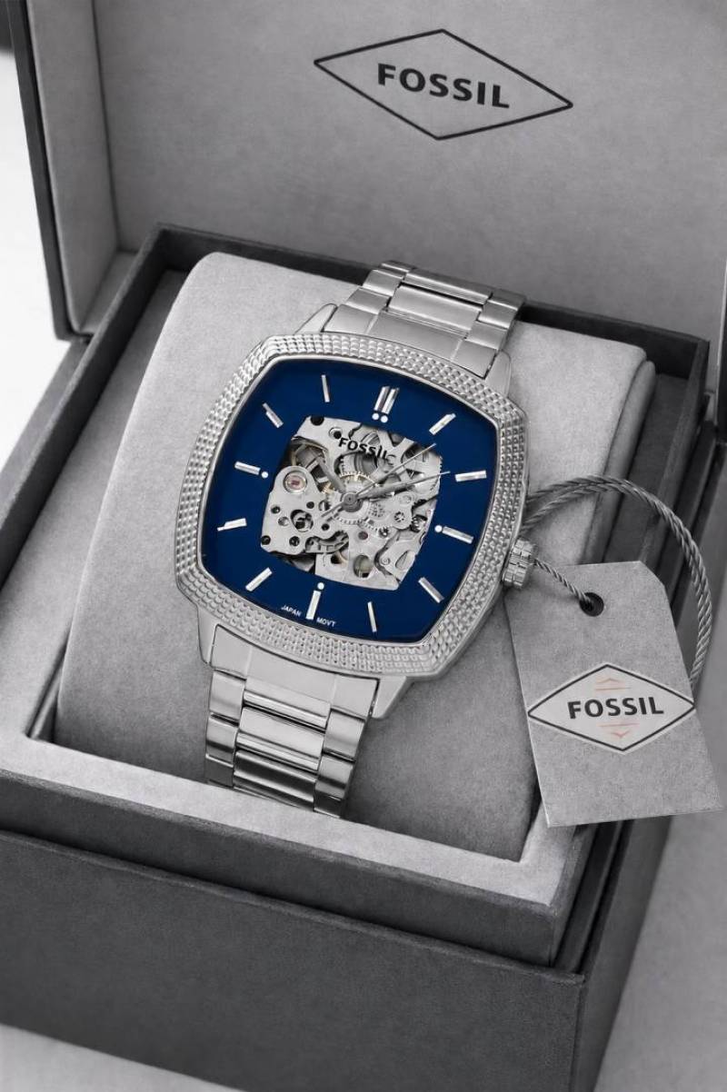 Fossii l x Nick Jonas Machine Luxe silver Blue