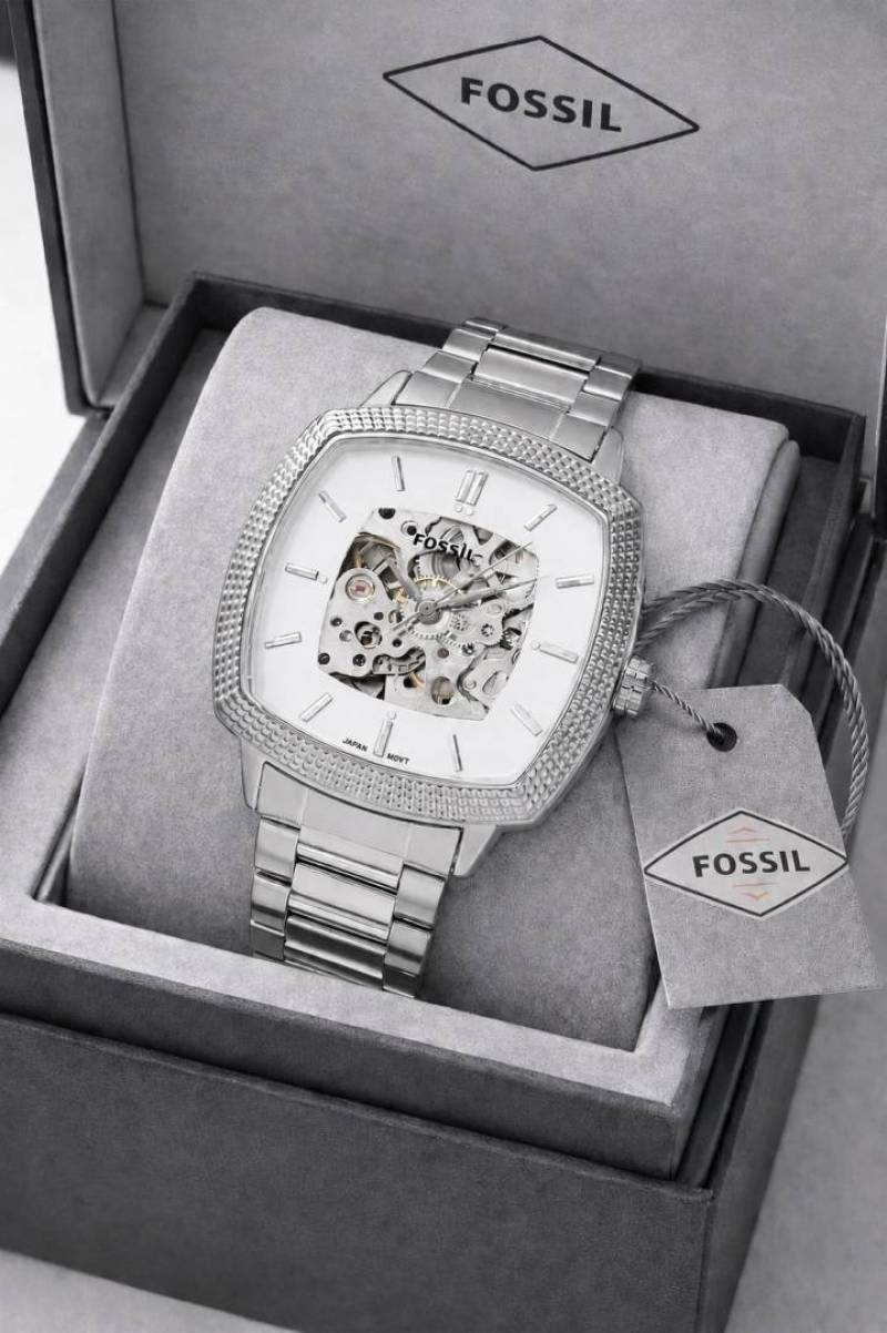 Fossii l x Nick Jonas Machine Luxe silver white