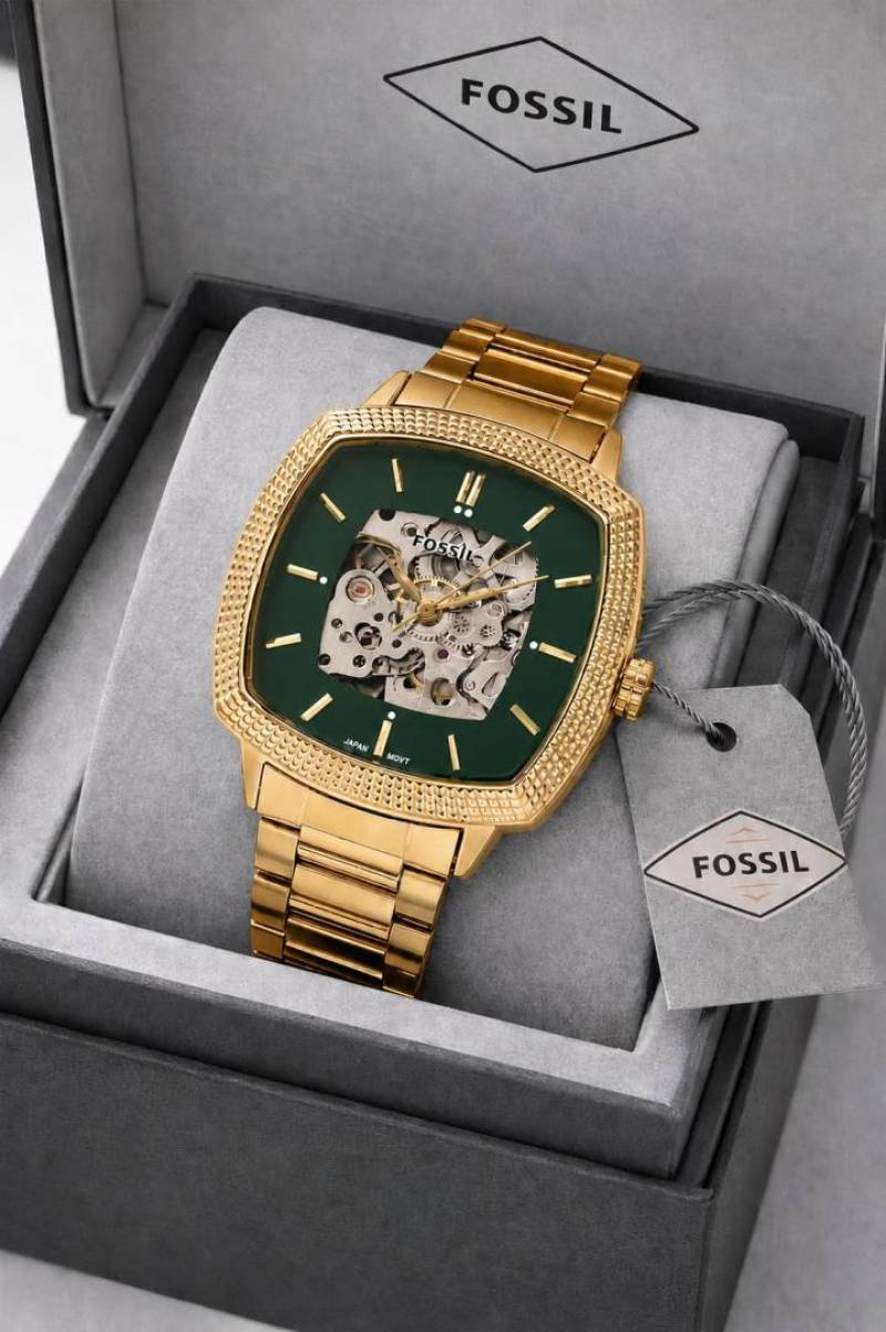 Fossii l x Nick Jonas Machine Luxe gold green