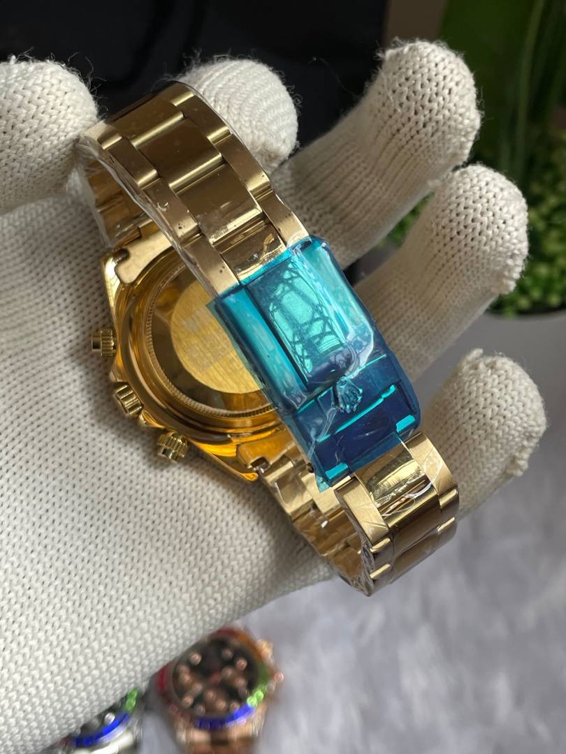 Alternative view of ROLLEX RAINBOW GOLD BLACK DIAL AT235