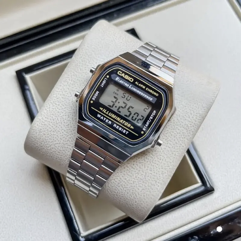 Casio Vintage Silver HQ AT306