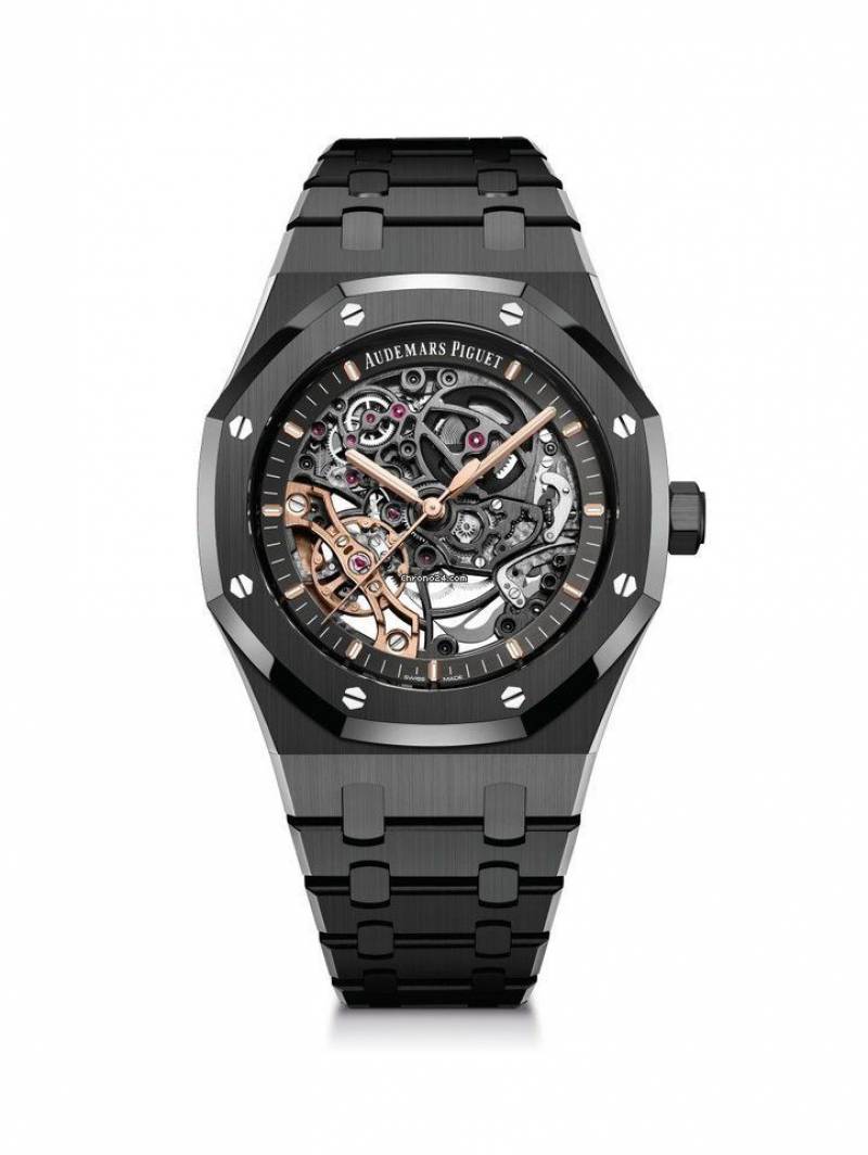 Audemars piguee tRoyal Oak Skeleton Automatic Blacke