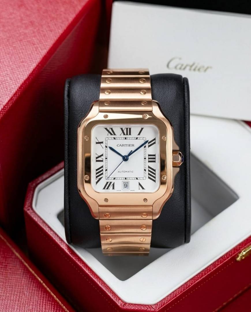Cartie er Santos automatic copper white