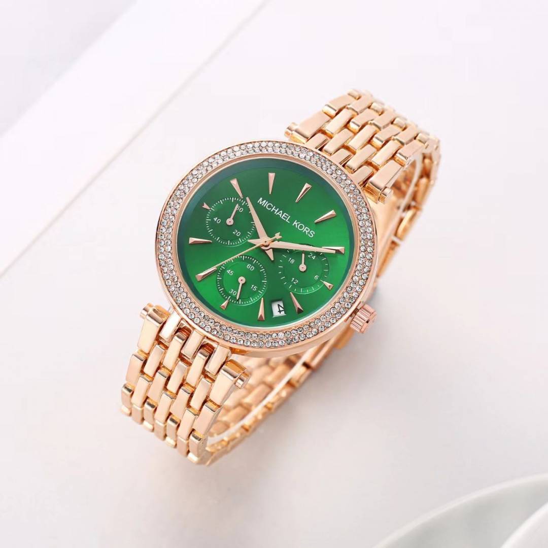 Michael l Kors Darci Chronograph Copper-Green