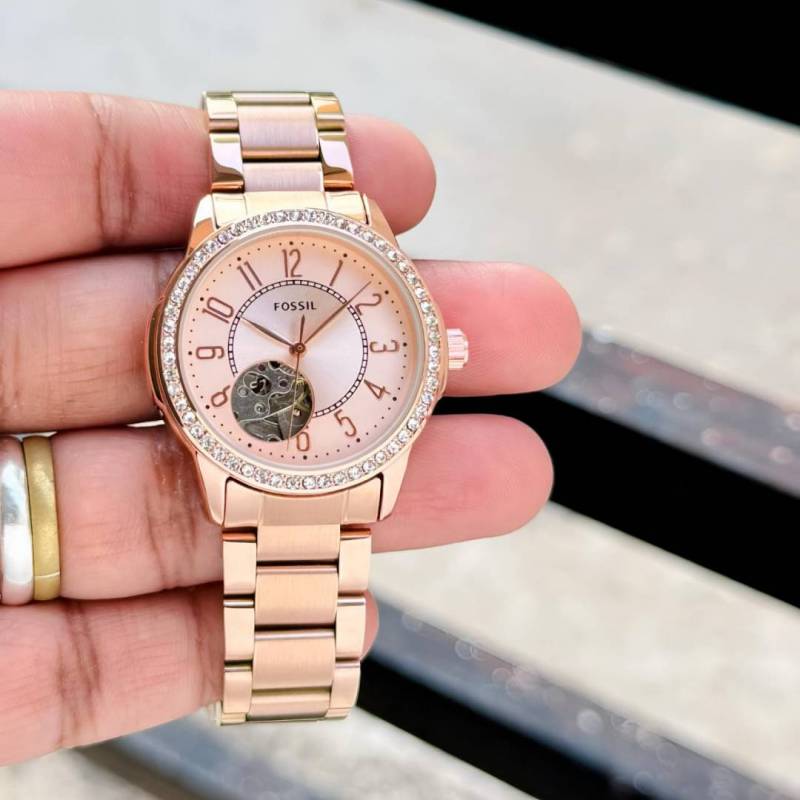 Fossii l Architect Automatic Copper-Pink