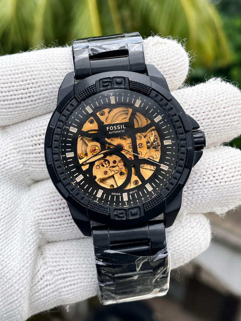 FOSIL BRONSON AUTOMATIC ME3256 BLACK BROWN AT234