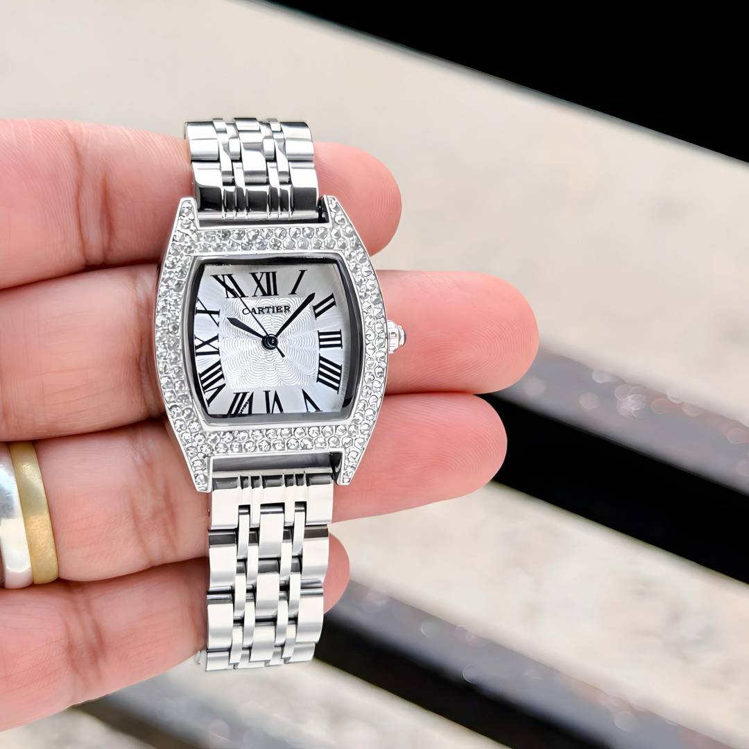 Cartiee r Tortue Silver White
