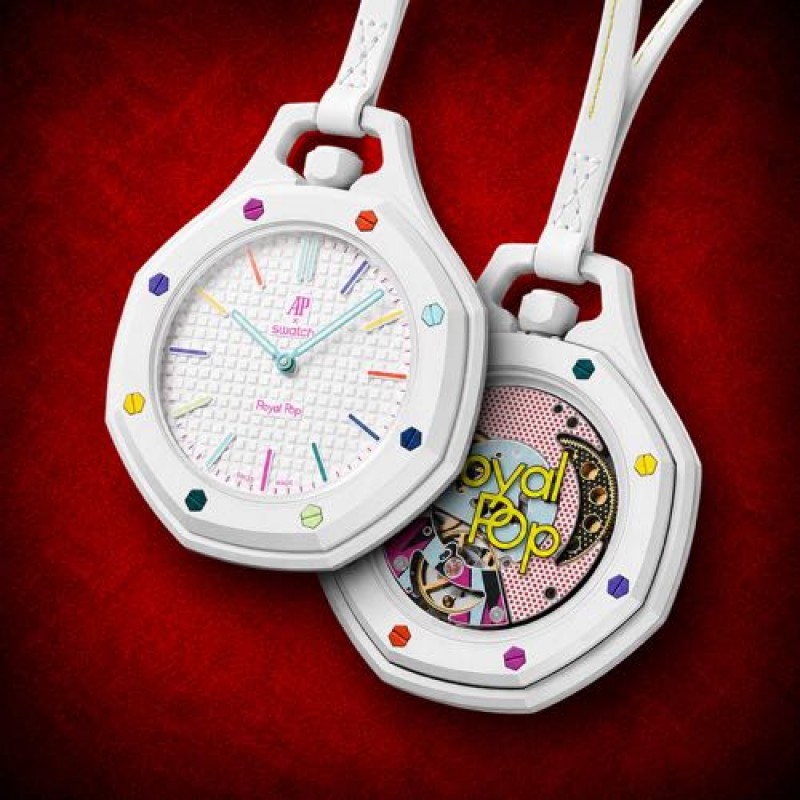 audemar piguet x  royal pop automatic full set