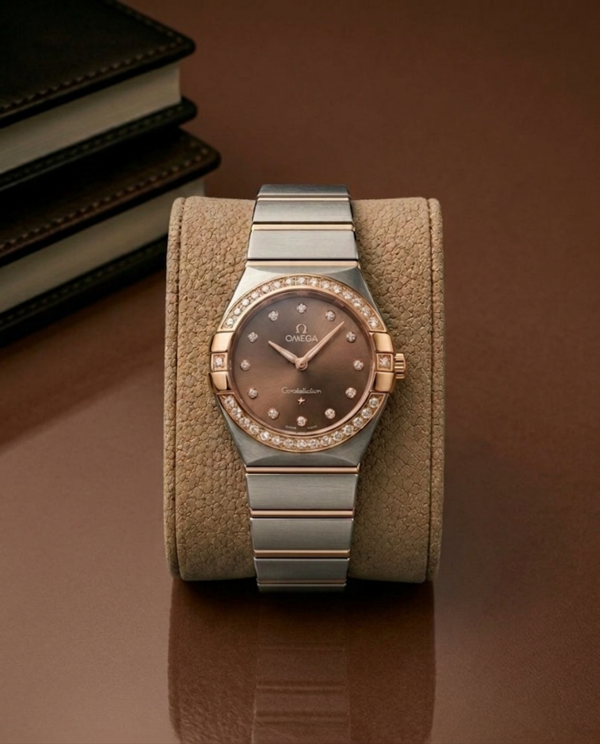 Omeg ga Constellation Quartz luxury watch