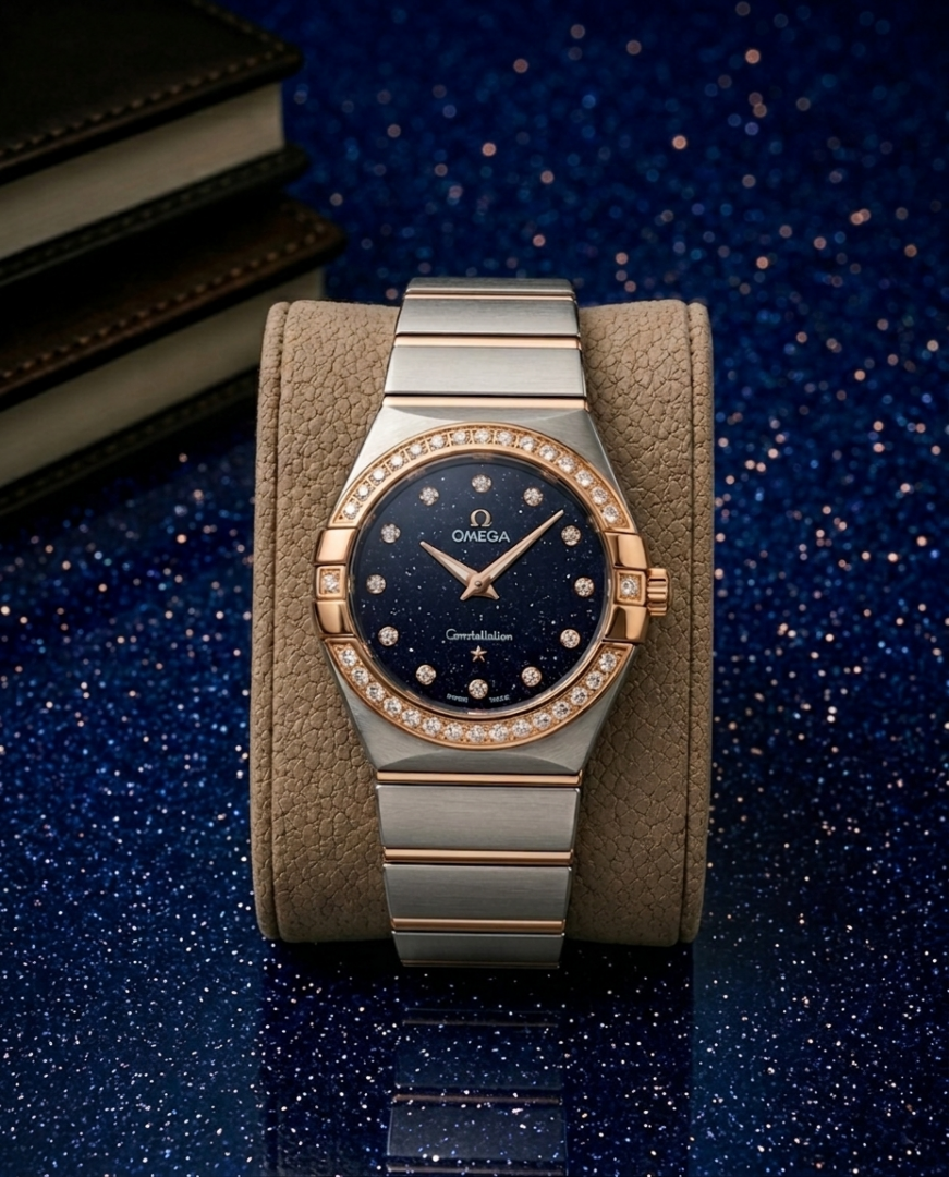 Omeg ga Constellation Quartz luxury watch