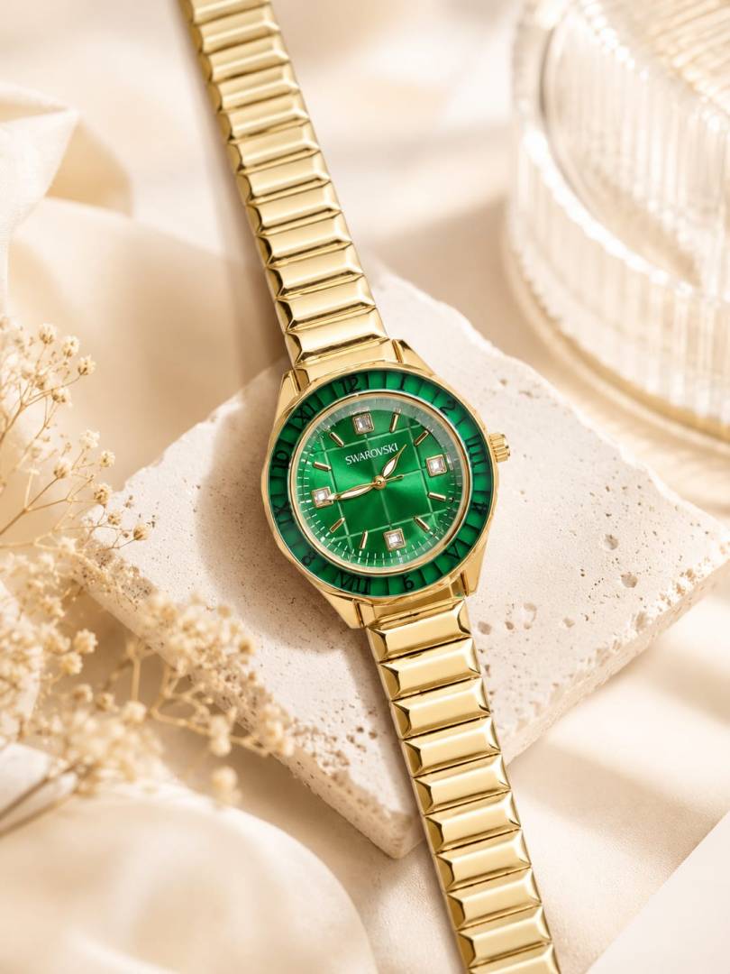 Swarovskk i Dextera Crystal Gold-Green