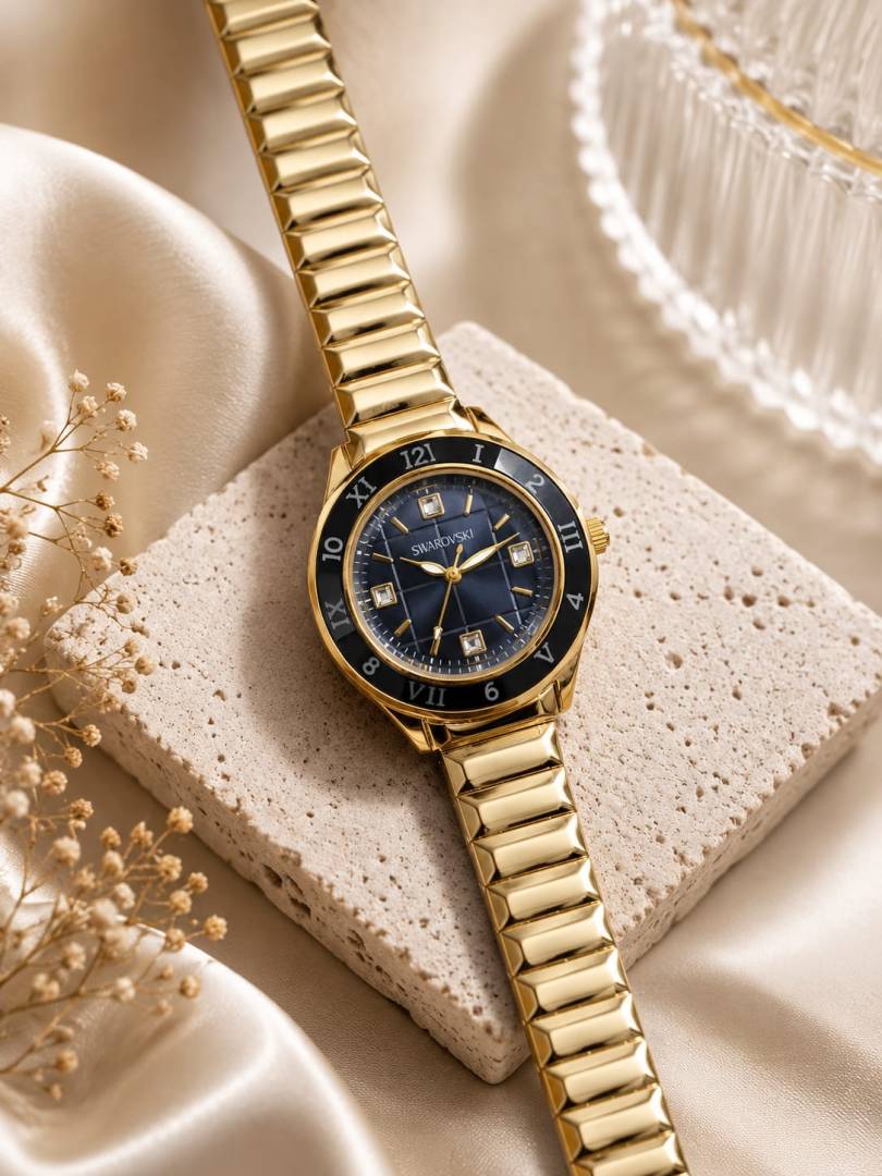 Swarovskk i Dextera Crystal Gold-Black