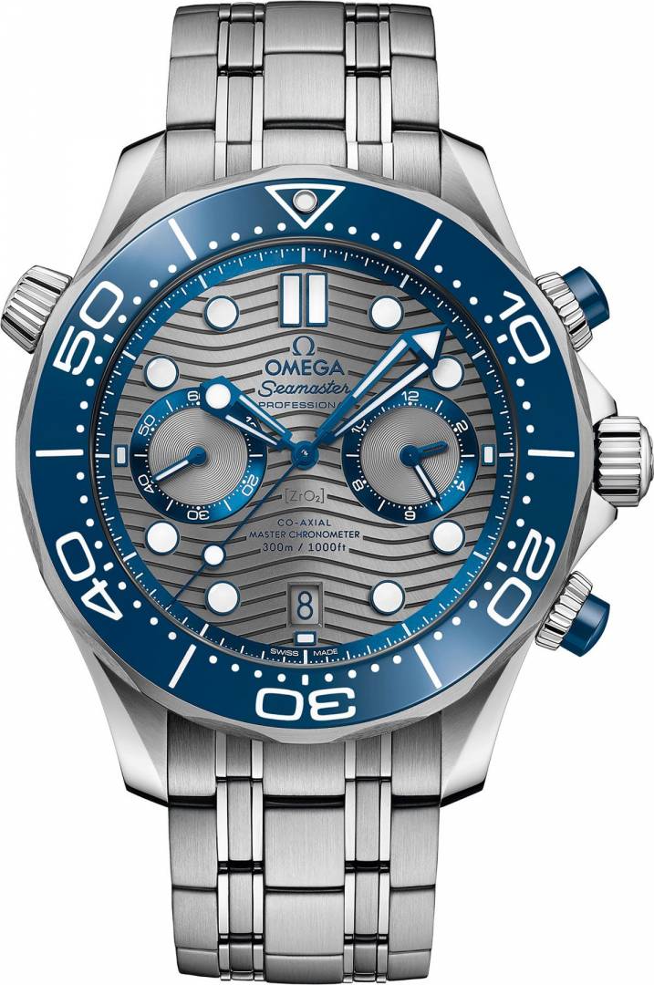 Omegg a Seamaster Diver 300M Co-Axial Master Chronometer Chronograph