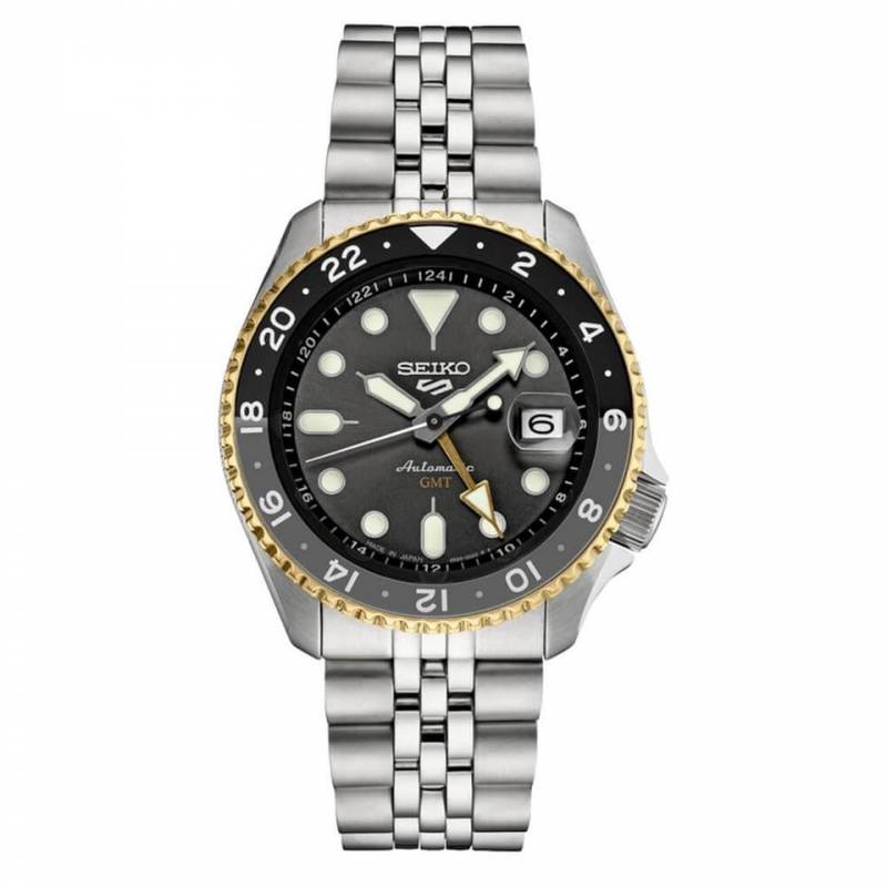 Seiko Sports GMT Pack Yellow Grey AT436