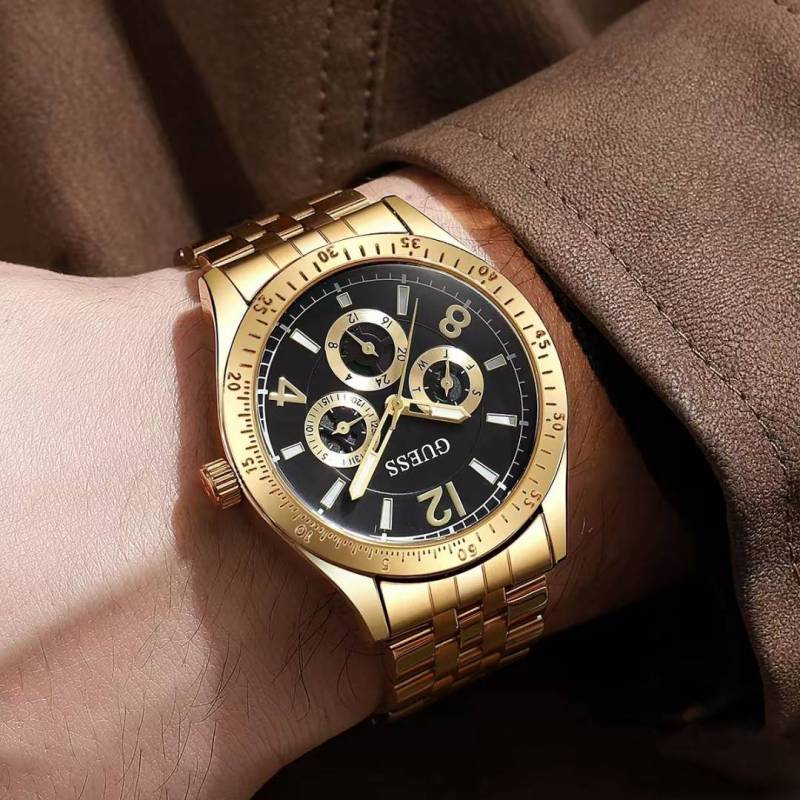 Guess Chronograph (All Working) Stainless Steel