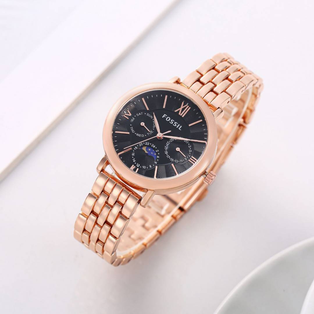 Fossii l Es3121 Jacqueline Sun Moon Copper-Black