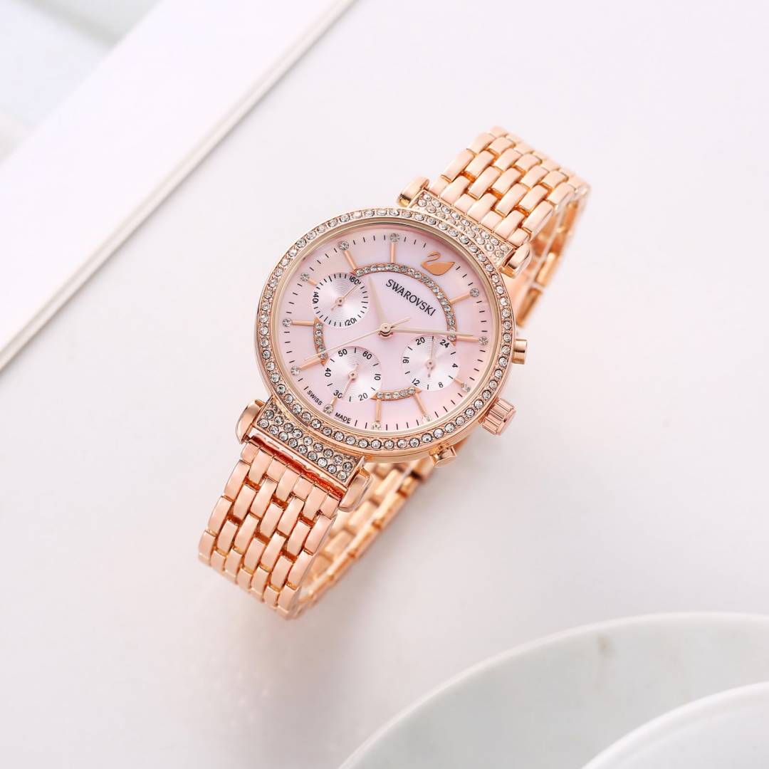 Swarovskk i Passage Chronograph Copper-Pink